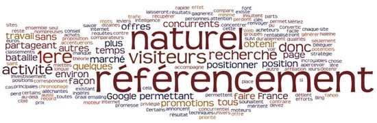 nuage référencement naturel google